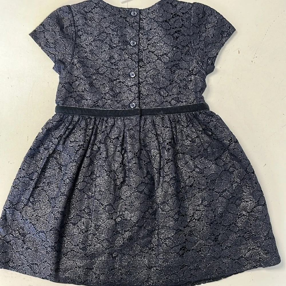 GAP Navy Lace Shimmer Special Occasion Dress Size 3 NEW